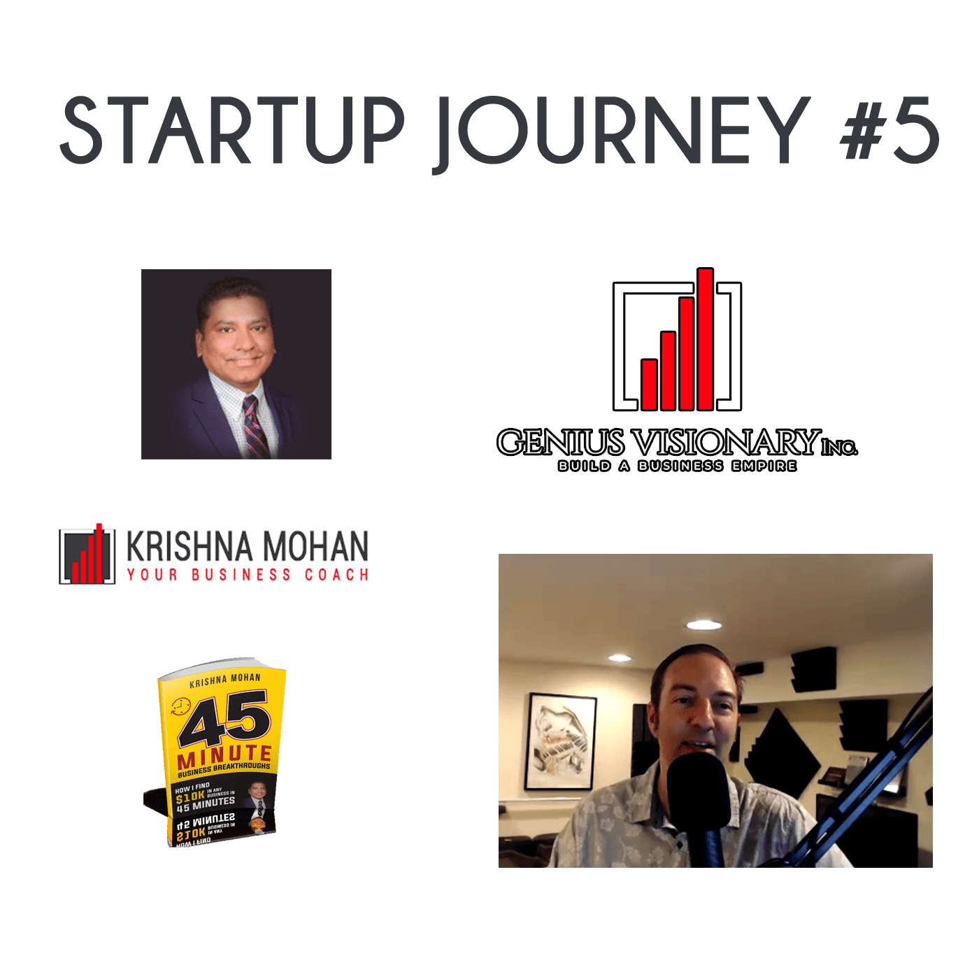 Startup Journey #5 with Krishna Mohan